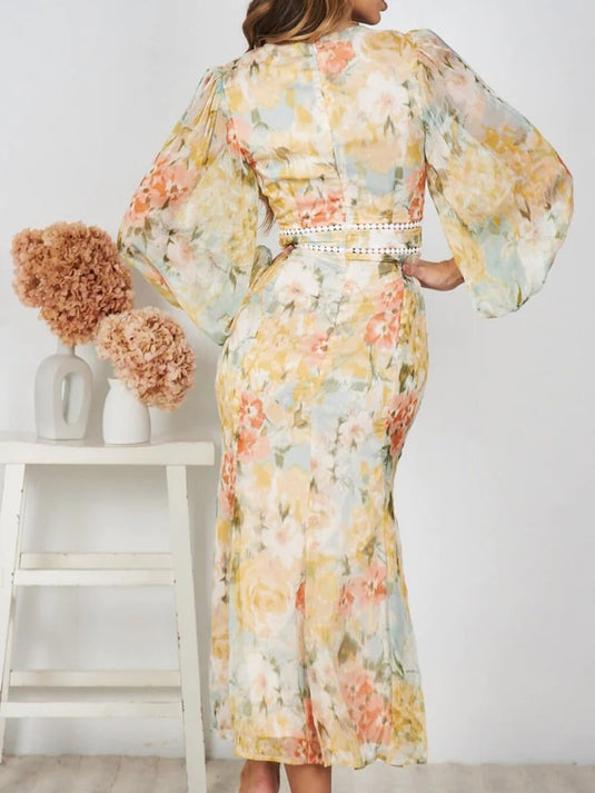 Long Slim Fit Midi Tuxedo Dress