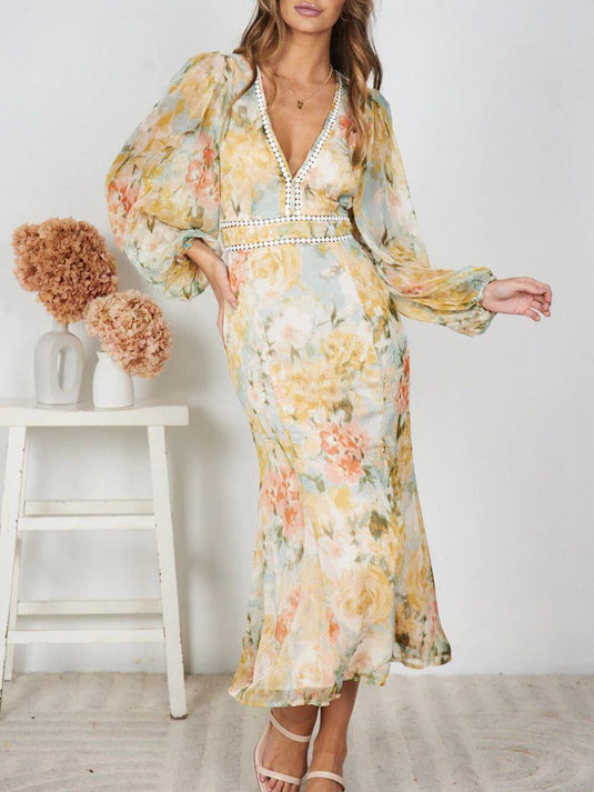 Long Slim Fit Midi Tuxedo Dress