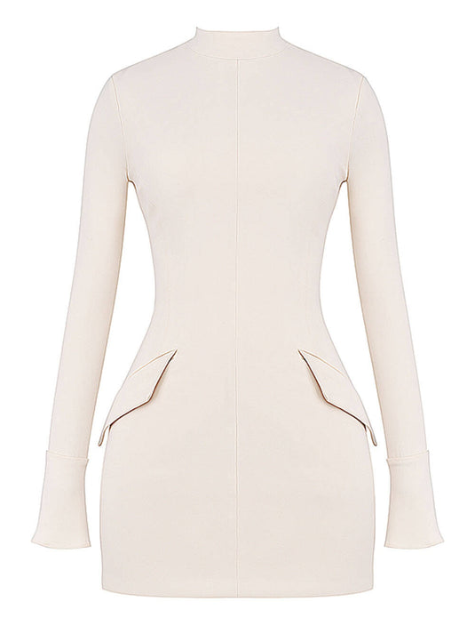 Vintage Cream Mini Dress