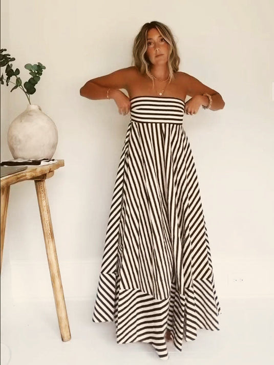 Maxi Robe Ruchée Éclat Nocturne