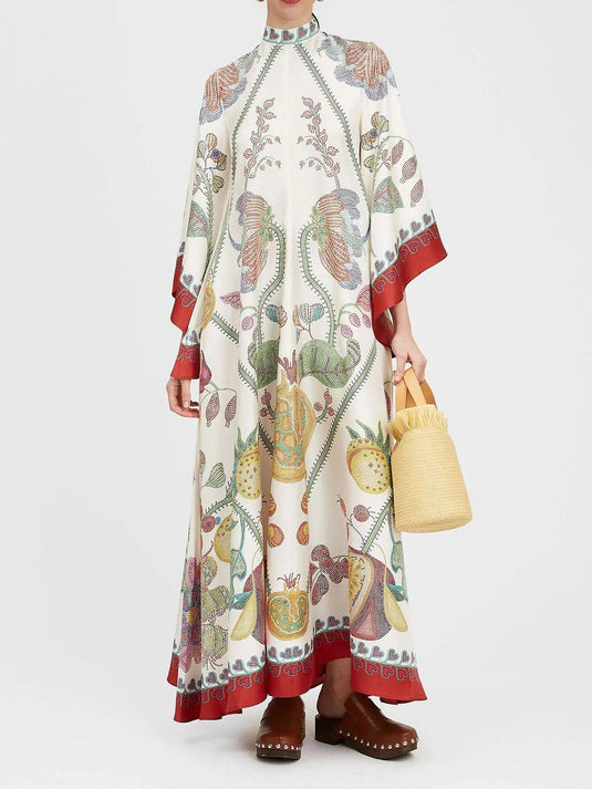 Robe Maxi Imprimée Éblouissante