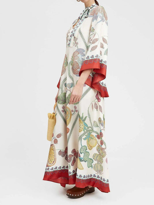 Robe Maxi Imprimée Éblouissante