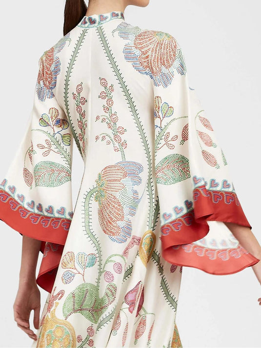 Robe Maxi Imprimée Éblouissante