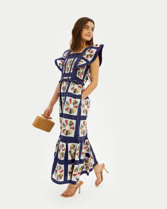 Maxi Robe Imprimée en Coton
