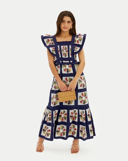 Maxi Robe Imprimée en Coton