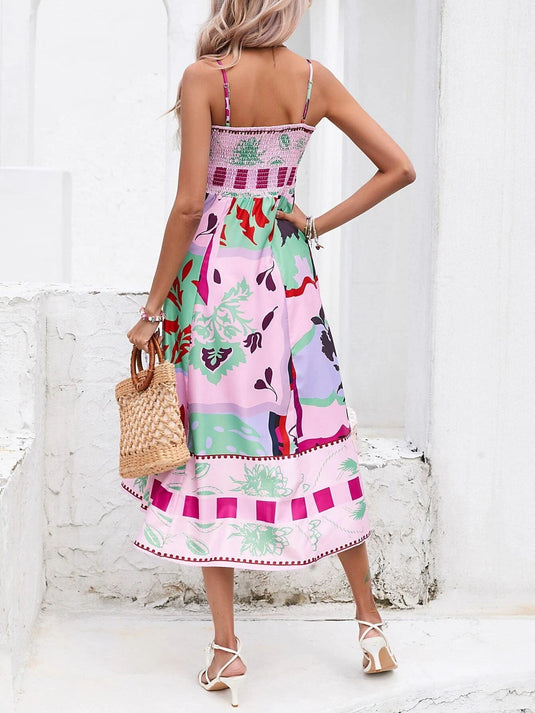 Maxi Robe Patchwork : Imprimé Abstrait Coloré