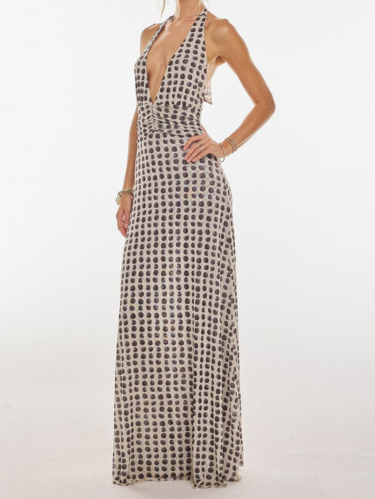 Maxi Robe à Pois Camoni