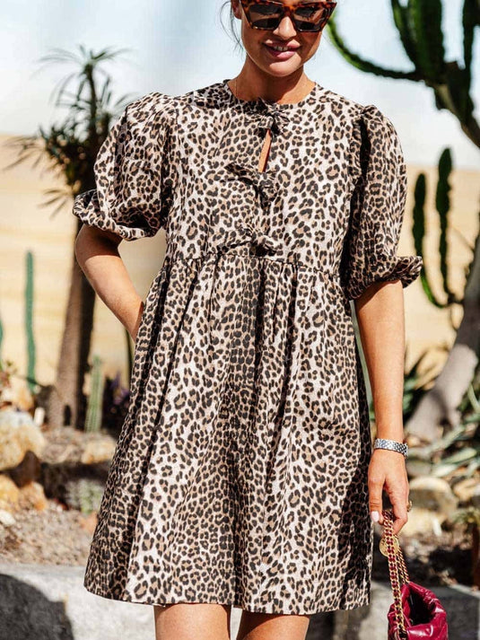 Léopard Freya Robe