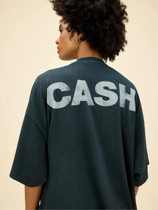 Ivory Cotton Cash & Robe Mini T-Shirt Silhouette