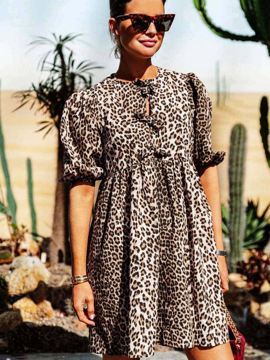 Léopard Freya Robe