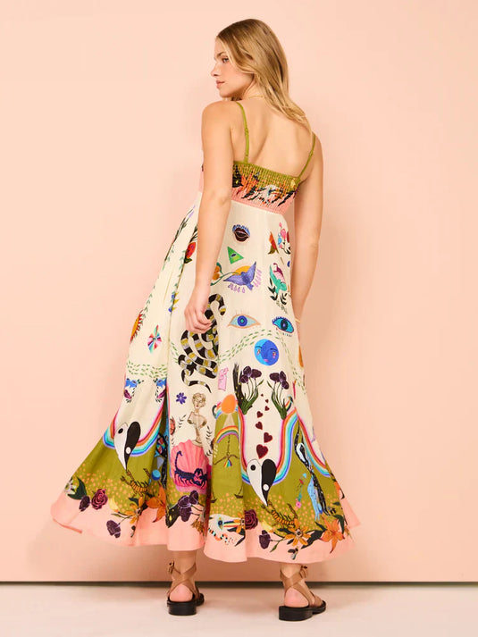 Robe d'été classique en couleurs variées