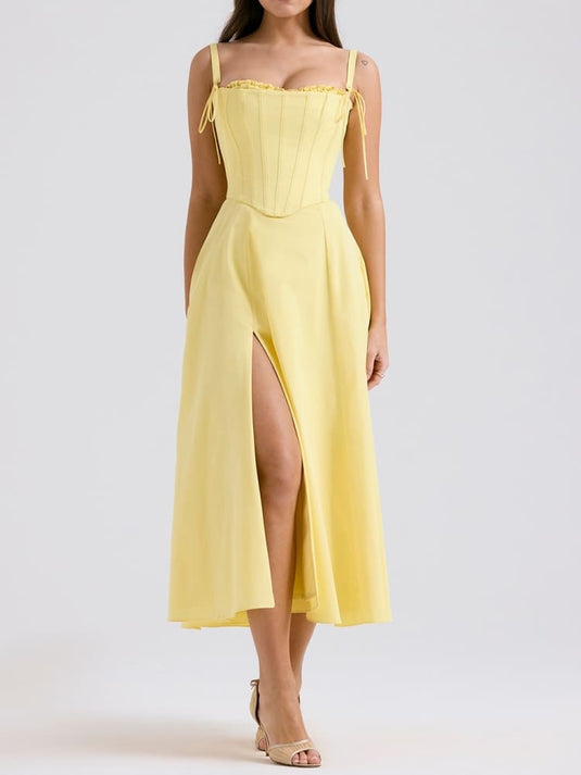 Coton Midi Robe Soleil
