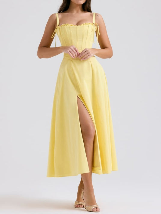 Coton Midi Robe Soleil