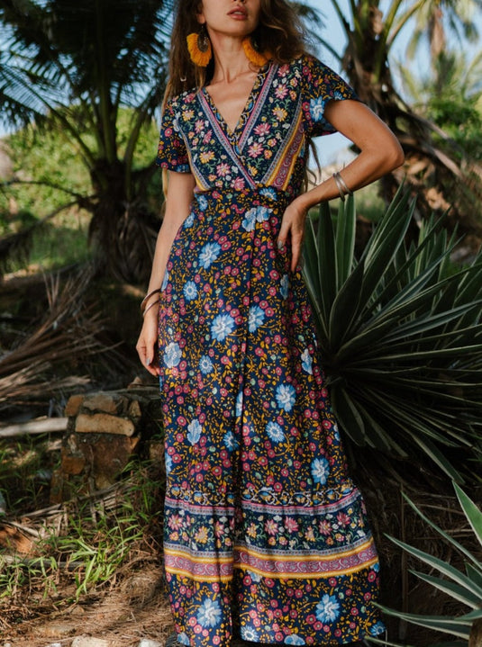 Joseph Bohemian Maxi Wrap Dress