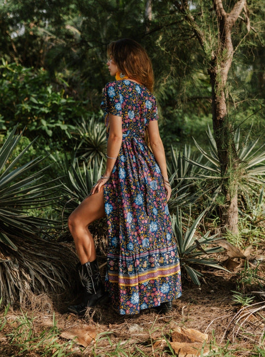 Joseph Bohemian Maxi Wrap Dress