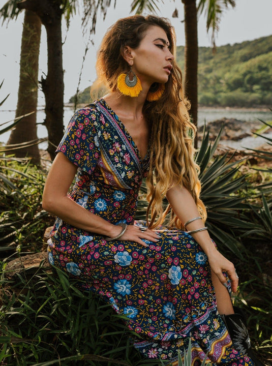 Joseph Bohemian Maxi Wrap Dress